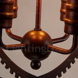 Lampada a sospensione retrò vintage a 4 luci