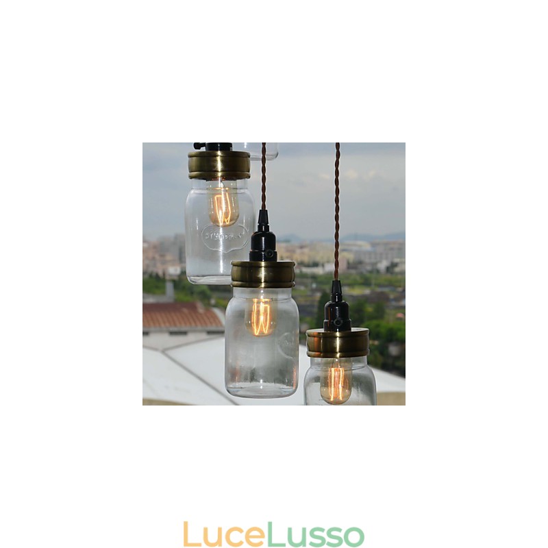 Lo stile country nordamericano del lampadario a bottiglia d'arte americana