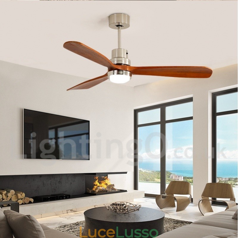 Ventilatore da soffitto moderno contemporaneo nordico da 36" 42" 52"
