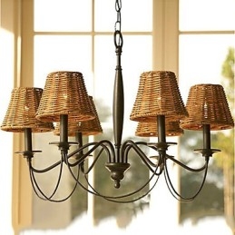 Lampadario rustico galvanizzato Lodge