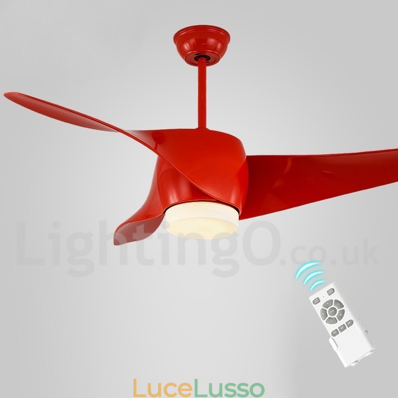 Ventilatore da soffitto moderno e contemporaneo in stile europeo da 52 pollici