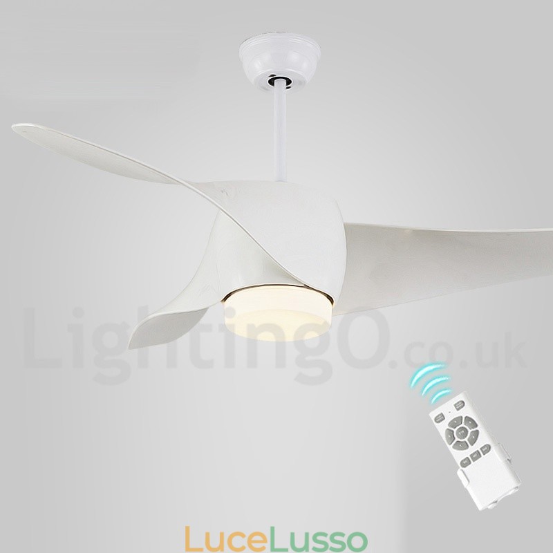 Ventilatore da soffitto moderno e contemporaneo in stile europeo da 52 pollici