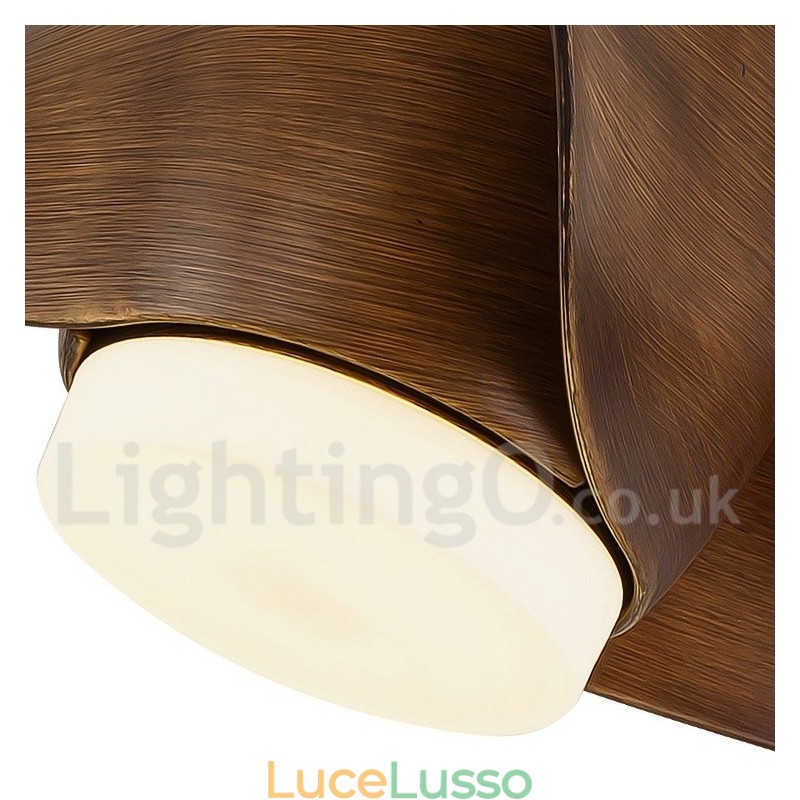 Ventilatore da soffitto moderno e contemporaneo in stile europeo da 52 pollici