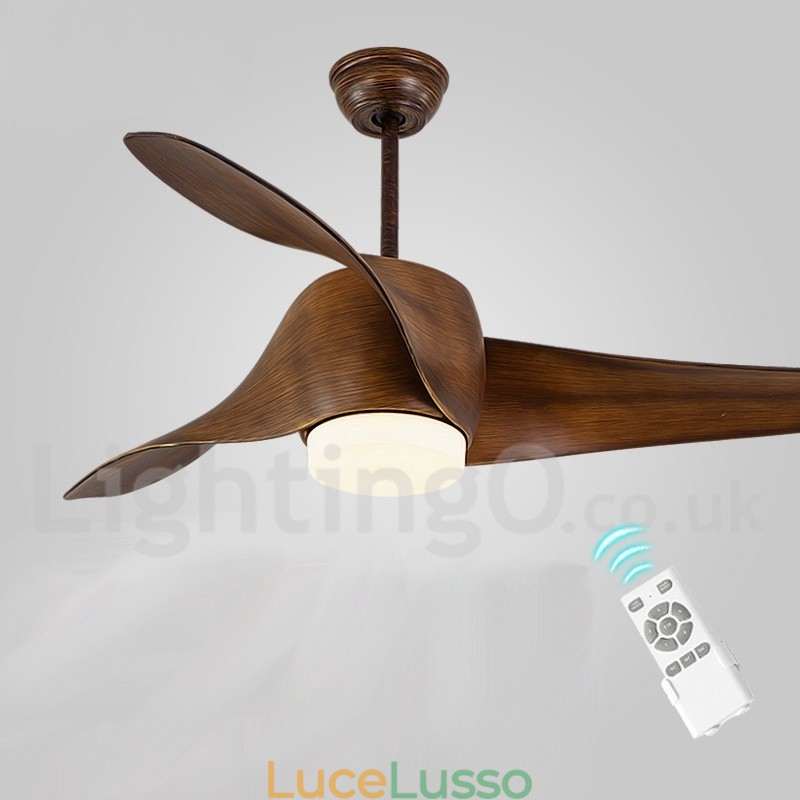 Ventilatore da soffitto moderno e contemporaneo in stile europeo da 52 pollici