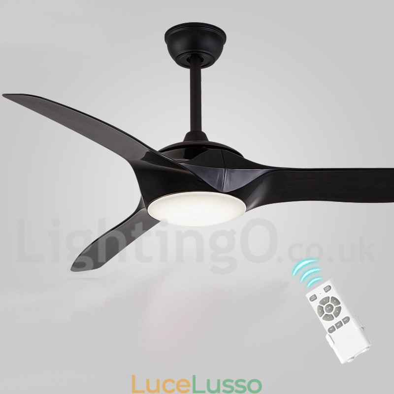 Ventilatore da soffitto moderno e contemporaneo in stile europeo da 52 pollici
