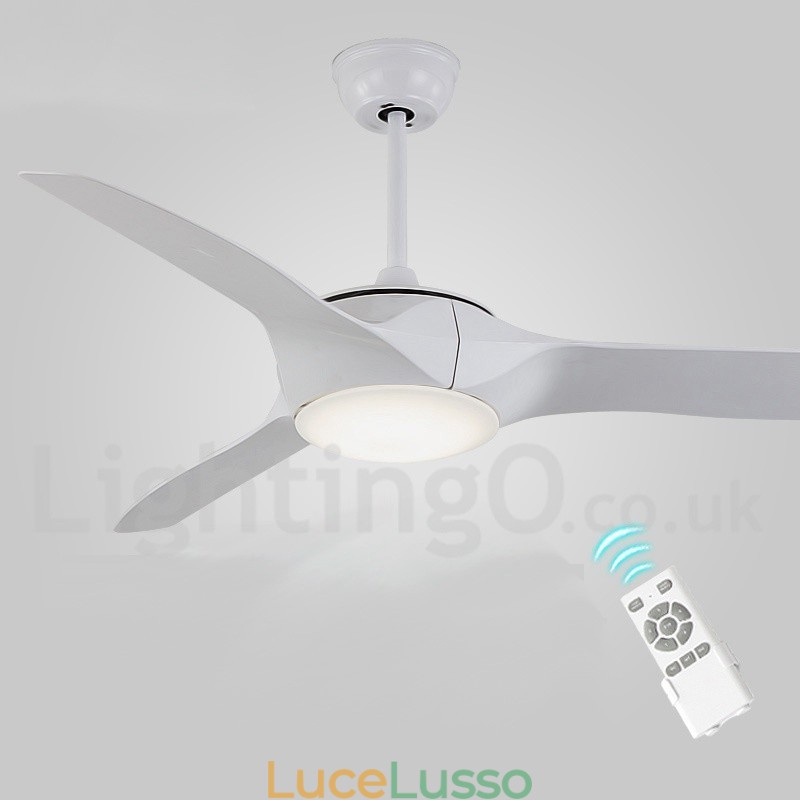 Ventilatore da soffitto moderno e contemporaneo in stile europeo da 52 pollici