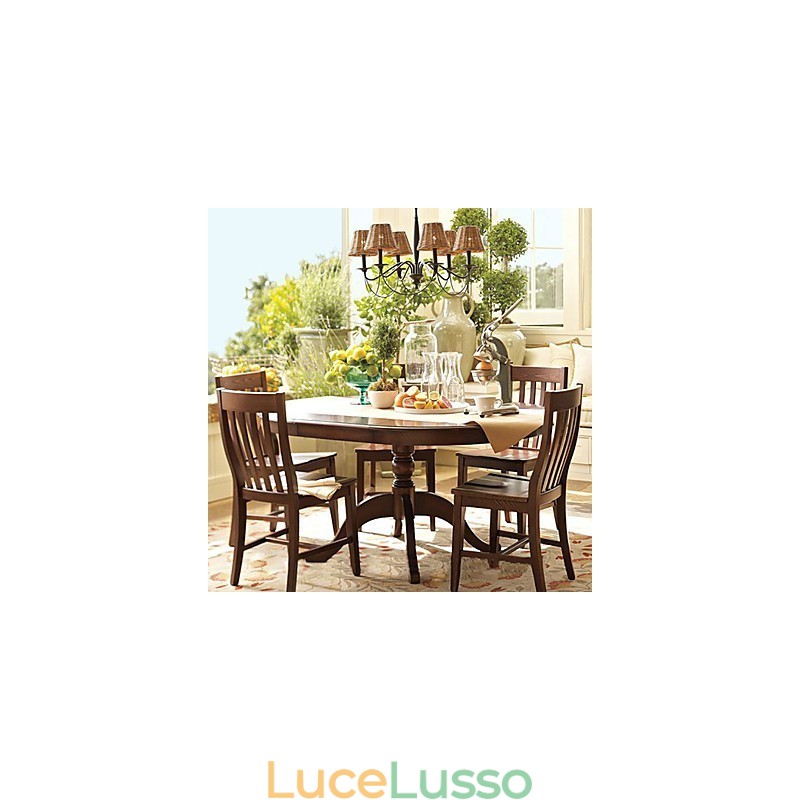 Lampadario rustico galvanizzato Lodge