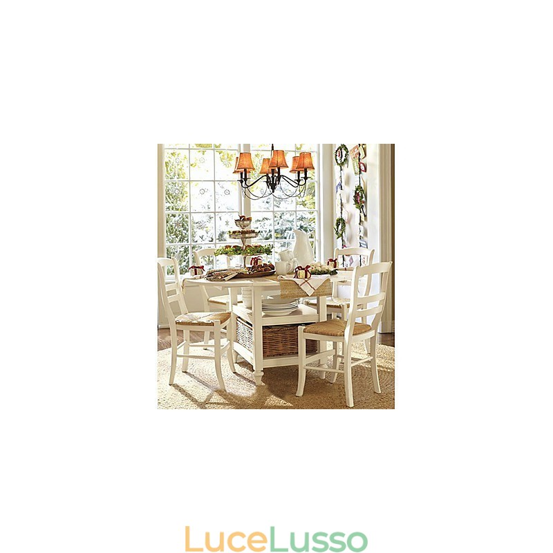 Lampadario rustico galvanizzato Lodge