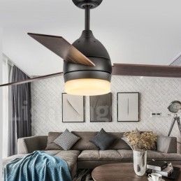 Ventilatore da soffitto moderno contemporaneo vintage nordico da 42" 48"