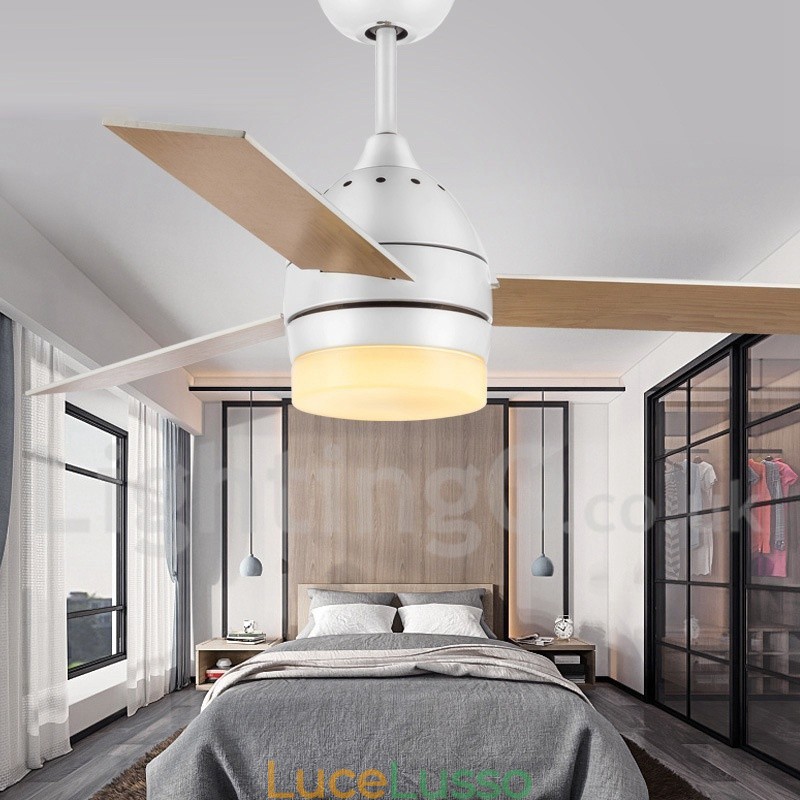 Ventilatore da soffitto moderno contemporaneo vintage nordico da 42" 48"