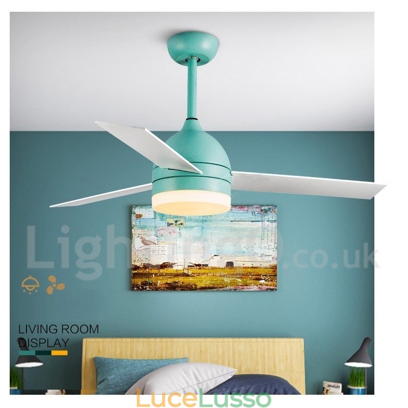 Ventilatore da soffitto moderno contemporaneo vintage nordico da 42" 48"