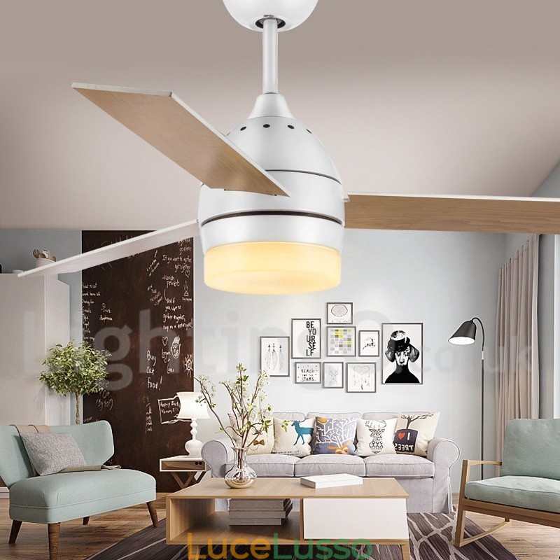 Ventilatore da soffitto moderno contemporaneo vintage nordico da 42" 48"
