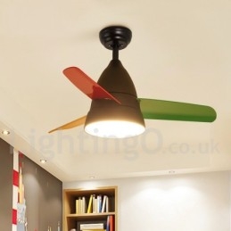 Ventilatore da soffitto moderno e contemporaneo da 26"