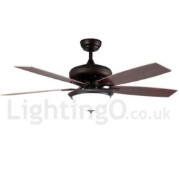 Ventilatore da soffitto vintage rustico retrò da 52 pollici