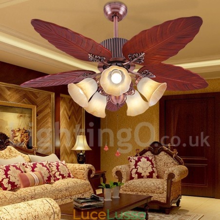 Ventilatore da soffitto vintage rustico retrò da 48 pollici Ventilatore da soffitto vintage rustico retrò da 48 pollici