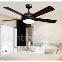 Ventilatore da soffitto vintage in stile europeo da 52 pollici