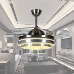 Ventilatore da soffitto moderno contemporaneo in stile europeo da 36"