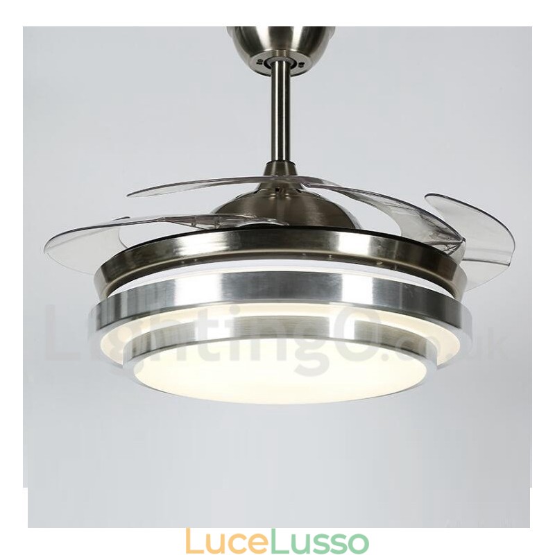 Ventilatore da soffitto moderno contemporaneo in stile europeo da 36"