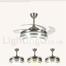 Ventilatore da soffitto moderno contemporaneo in stile europeo da 36"