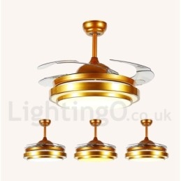 Ventilatore da soffitto moderno contemporaneo in stile europeo da 36"
