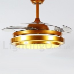 Ventilatore da soffitto moderno contemporaneo in stile europeo da 36"