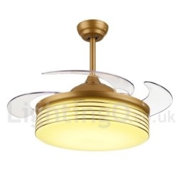 Ventilatore da soffitto moderno contemporaneo in stile europeo da 36"