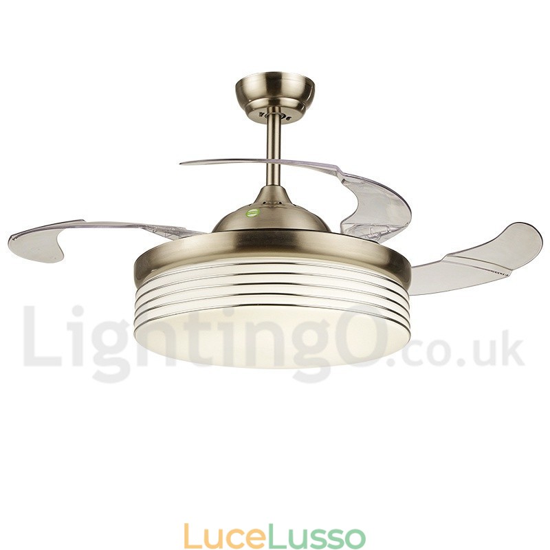 Ventilatore da soffitto moderno contemporaneo in stile europeo da 36"