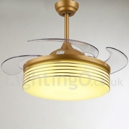 Ventilatore da soffitto moderno contemporaneo in stile europeo da 36"