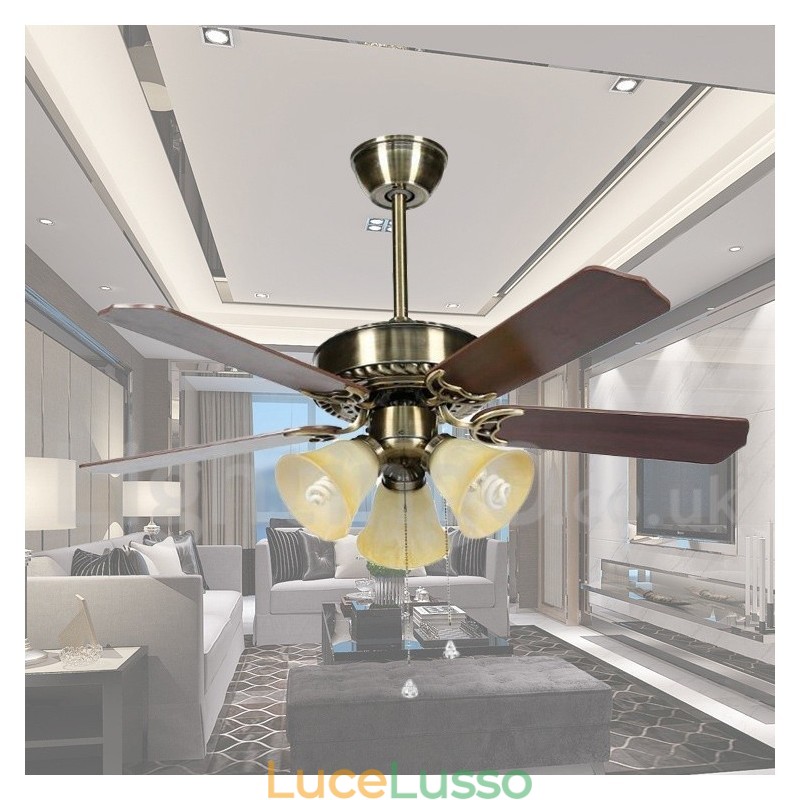 Ventilatore da soffitto moderno e contemporaneo da 42"