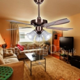 Ventilatore da soffitto moderno e contemporaneo da 42"