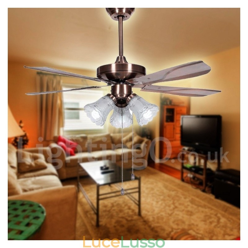 Ventilatore da soffitto moderno e contemporaneo da 42"