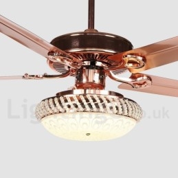 Ventilatore da soffitto moderno contemporaneo in stile europeo da 52 pollici