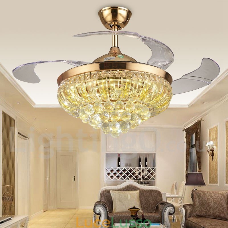 Ventilatore da soffitto moderno contemporaneo in stile europeo da 42"