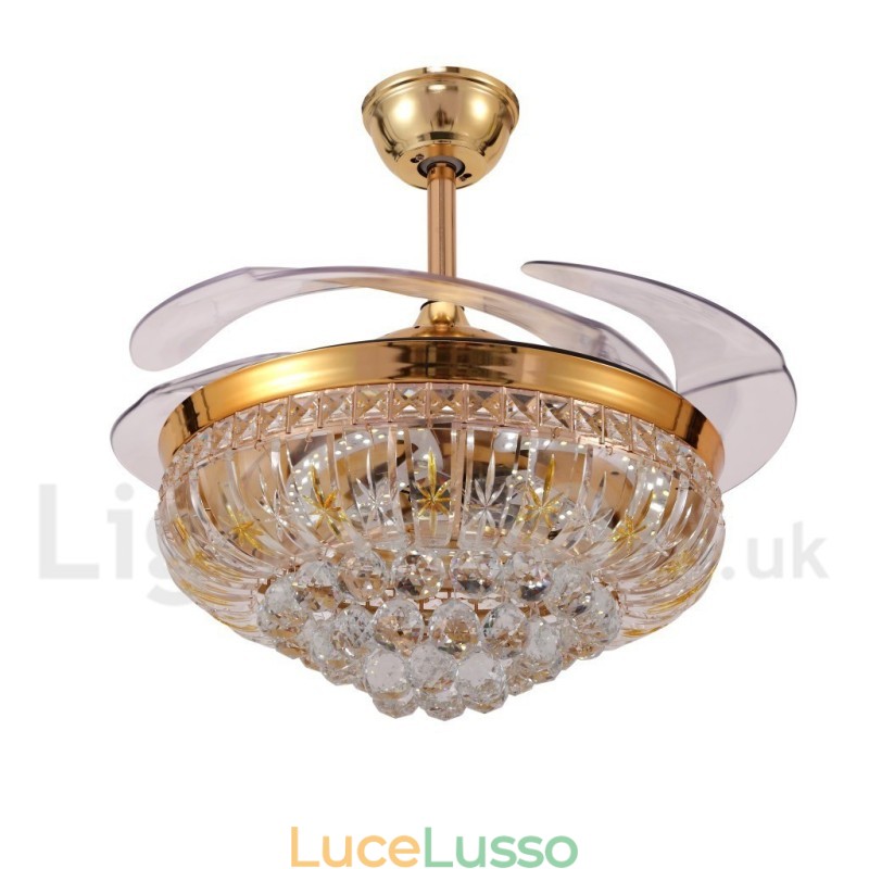 Ventilatore da soffitto moderno contemporaneo in stile europeo da 42"