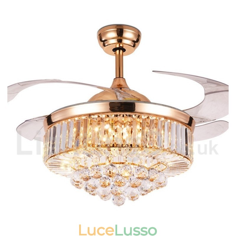 Ventilatore da soffitto moderno contemporaneo in stile europeo da 42"