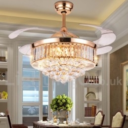 Ventilatore da soffitto moderno contemporaneo in stile europeo da 42"
