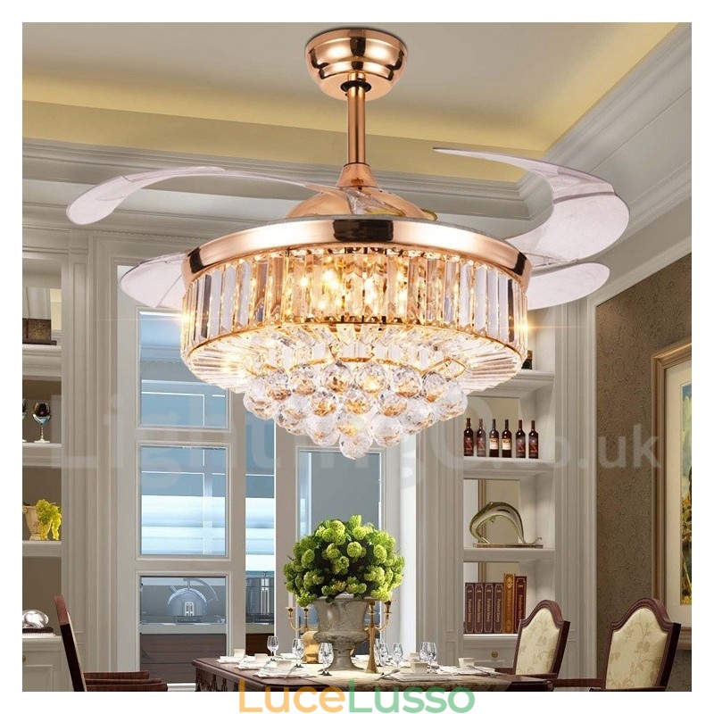 Ventilatore da soffitto moderno contemporaneo in stile europeo da 42"