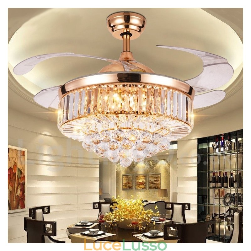 Ventilatore da soffitto moderno contemporaneo in stile europeo da 42"