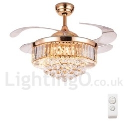 Ventilatore da soffitto moderno contemporaneo in stile europeo da 42"
