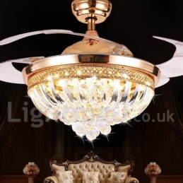 Ventilatore da soffitto moderno contemporaneo in stile europeo da 42"