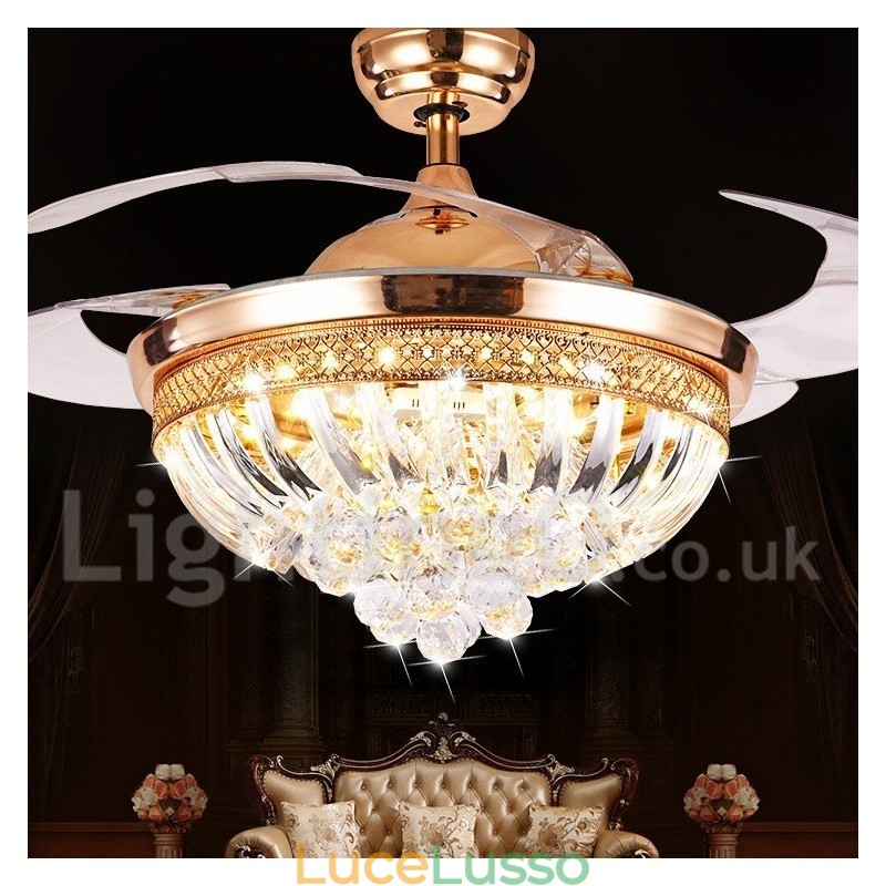 Ventilatore da soffitto moderno contemporaneo in stile europeo da 42"