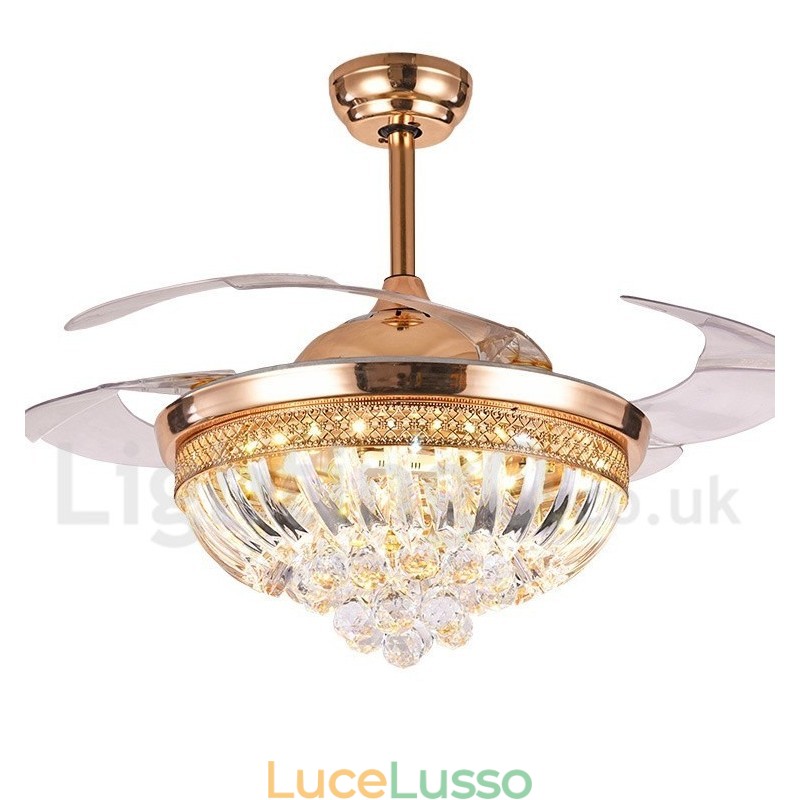 Ventilatore da soffitto moderno contemporaneo in stile europeo da 42"