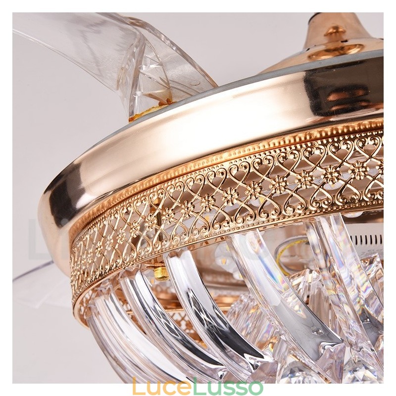 Ventilatore da soffitto moderno contemporaneo in stile europeo da 42"