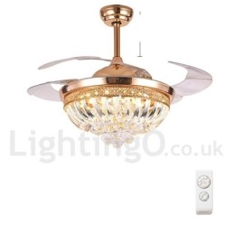 Ventilatore da soffitto moderno contemporaneo in stile europeo da 42"