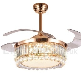 Ventilatore da soffitto moderno contemporaneo in stile europeo da 42"