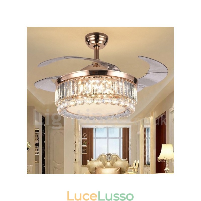 Ventilatore da soffitto moderno contemporaneo in stile europeo da 42"