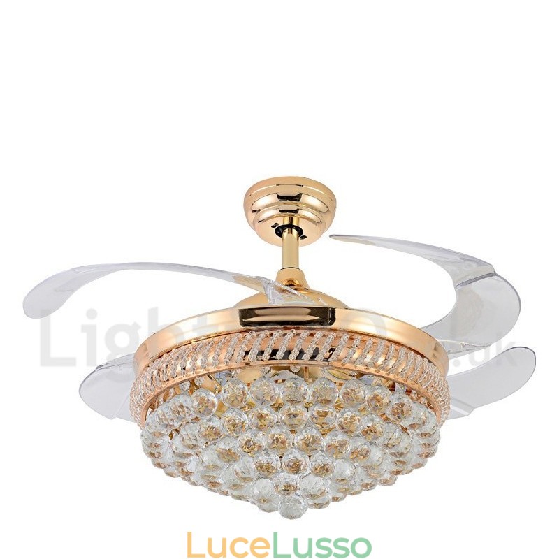 Ventilatore da soffitto moderno contemporaneo in stile europeo da 42"