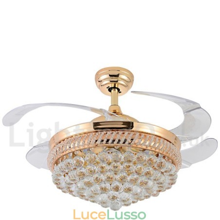 Ventilatore da soffitto moderno contemporaneo in stile europeo da 42"