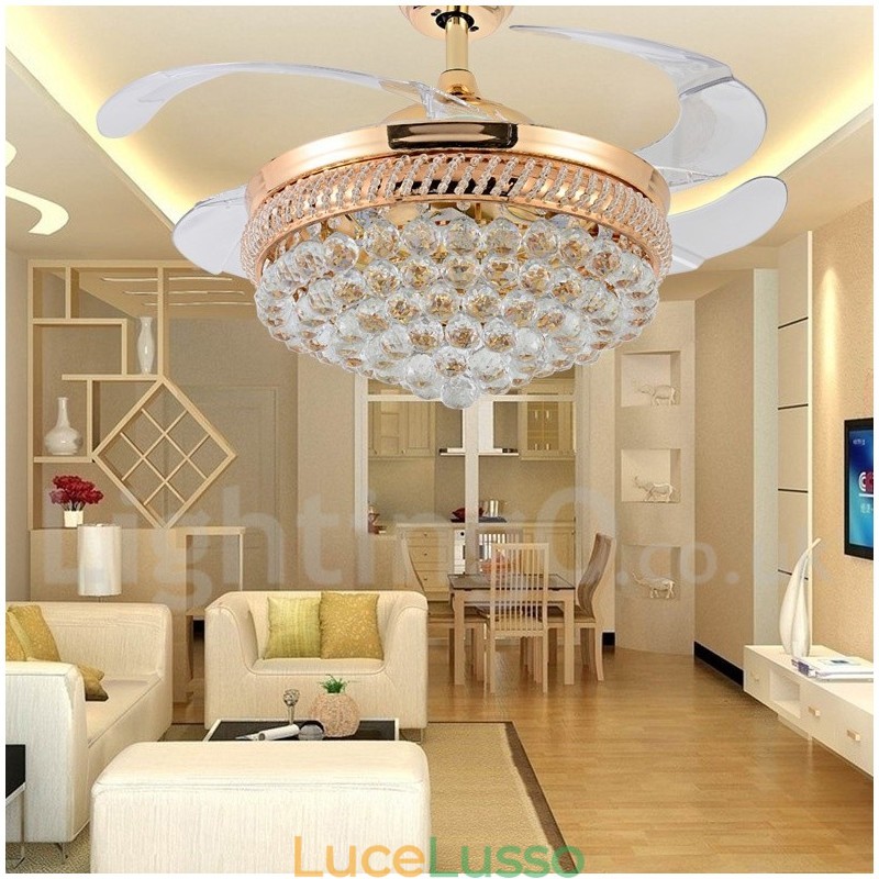 Ventilatore da soffitto moderno contemporaneo in stile europeo da 42"