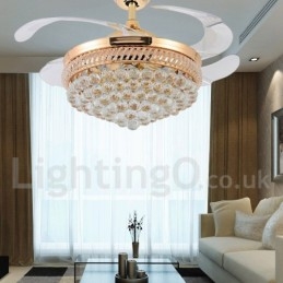 Ventilatore da soffitto moderno contemporaneo in stile europeo da 42"